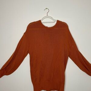 Rust Orange Knit Sweater